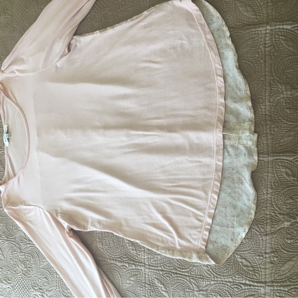 Pretty Pinky Peach Top Size Large - Picture 7 of 7
